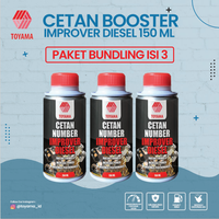 Gambar Paket Bundling isi 3 pcs Cetan Number Toyama Improver Diesel 150ml dari Toyama ID Kab. Bogor 1 Tokopedia