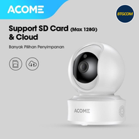 Gambar ACOME APC03 WHITE CAMERA KAMERA CCTV IPCAM IP CAM FULL HD FHD 1080P dari btgcom Kota Denpasar 3 Tokopedia