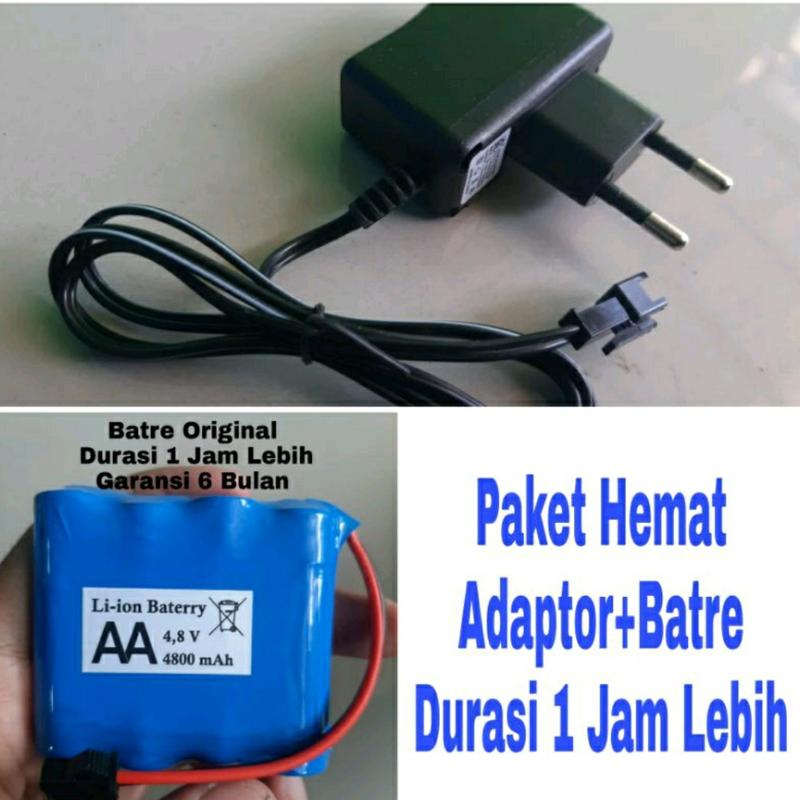 Mobil remot RC Charger Batere Dan Baterai 4,8V Mainan Remote Control 0