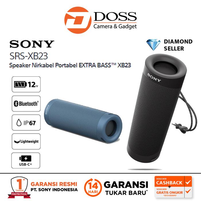 Gambar SONY SRS-XB23 Extra Bass Bluetooth Speaker / SRS XB23 / SRSXB2 dari DOSS Camera & Gadget Kota Administrasi Jakarta Selatan Tokopedia