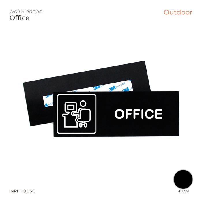 Gambar Sign Office Akrilik + Sticker Tulisan Tempel - INPI HOUSE dari INPI HOUSE Official Kota Bandung Tokopedia
