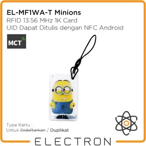 EL-MF1WA-T Minions RFID 13.56MHz Clone UID Tag Keyfob duplikat Android