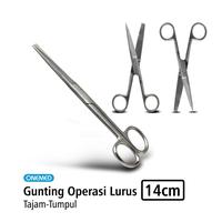 Gambar ONEMED - Gunting Operasi LURUS Tajam Tumpul 14 cm / 18 cm One Med - Tajam-Tumpul, 14cm dari INTI MEDIKA STORE Kota Bandung 4 Tokopedia