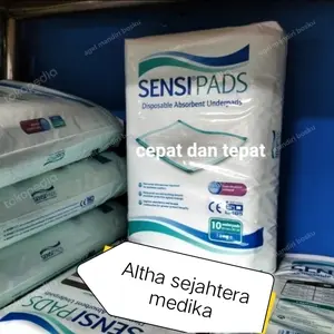 Underpad sensi/ perlak Sekali pakai/ sensi pads