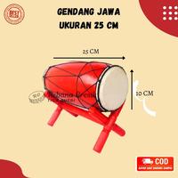 Gambar Alat Musik Kendang Jawa plus Jagrak Mini Murah Mainan Anak - 20cm dari Rebanagresiktigaputri Kab. Gresik 3 Tokopedia