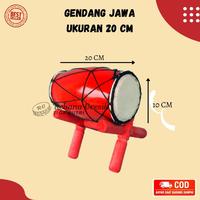 Gambar Alat Musik Kendang Jawa plus Jagrak Mini Murah Mainan Anak - 20cm dari Rebanagresiktigaputri Kab. Gresik 1 Tokopedia