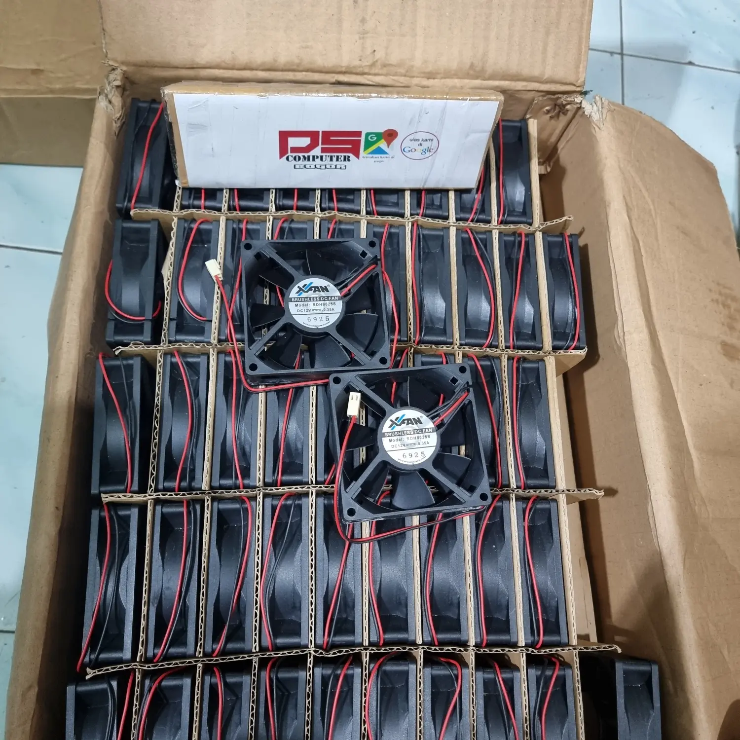 kipas / fan 8cm 12v