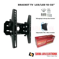 Gambar ACC Bracket TV LCD LED PDP 15 sampai 32 Inch Braket Tilt Murah dari Sukma Jaya Elektronik Kota Semarang 1 Tokopedia