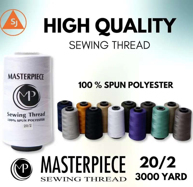 Benang Jahit Jeans - Masterpiece SP 20/2 Spun Polyester 3000 Yard 0