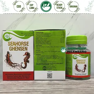 SEA HORSE GHENSEN 100 KAPLET KUDA LAUT HAI MHA HAI MA JIANG SHENG WAN