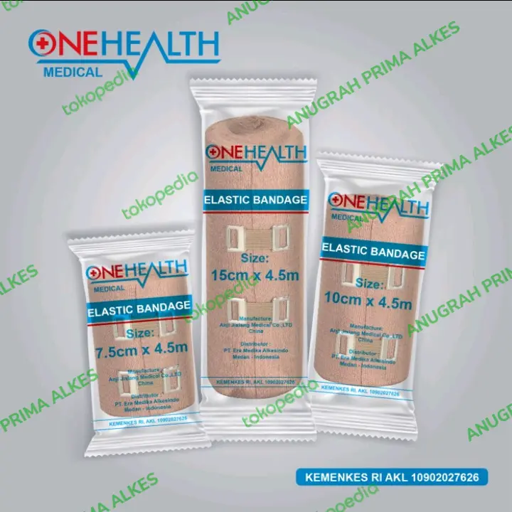 Onehealth Elastic Bandage / Perban Elastis 7,5cm / 10cm / 15cm x 4,5m