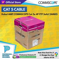 Gambar AMP Commscope Cable FTP CAT5 outdoor PVC,305m - White dari Profesional Network Kota Administrasi Jakarta Pusat 2 Tokopedia