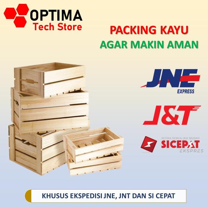 Gambar PACKING KAYU TAMBAHAN KHUSU PENGIRIMAN JNE, JNT DAN SI CEPAT dari Optima Tech Kota Bekasi Tokopedia