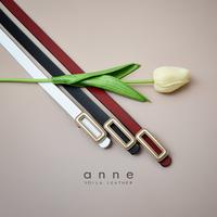 Gambar Ikat Pinggang Skinny Belt Wanita Kulit Asli Voila Anne - Red dari Voila Leather Kota Administrasi Jakarta Pusat 1 Tokopedia
