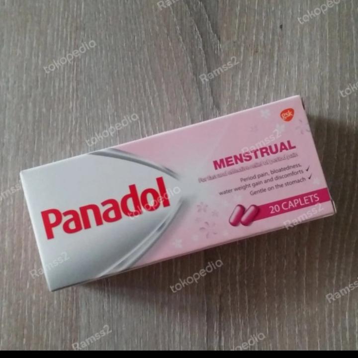 Panadol Menstrual Menstruasi nyeri Haid Tablets Asli Singapore
