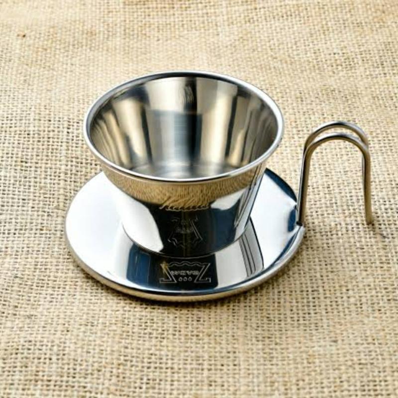 Kalita Tsubame WDS-155 Stainless Wave Dripper - Silver 2