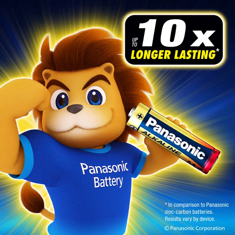 Panasonic Baterai Alkaline AA (A2) / AAA (A3) Battery Alkaline LR6T/2B-B / LR03T/2B-B 2Pcs 5