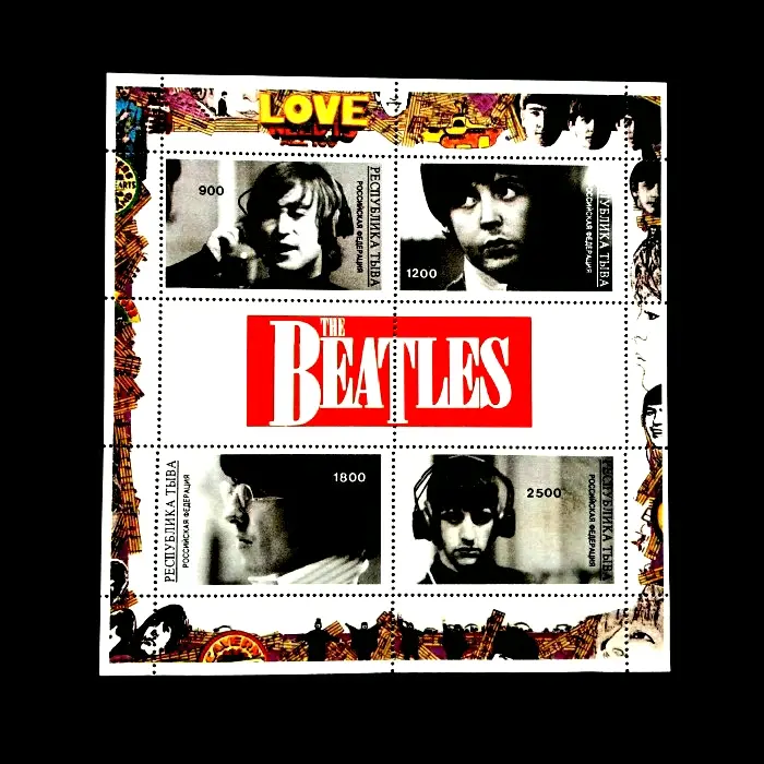 Prangko Cinderella The Beatles.