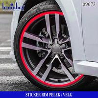 Gambar Stiker Rem Velg Pelek Sticker Tempelan Body Rim Velg Ban Mobil Motor - Kuning dari Brainbox Car and Home Kota Batam 4 Tokopedia