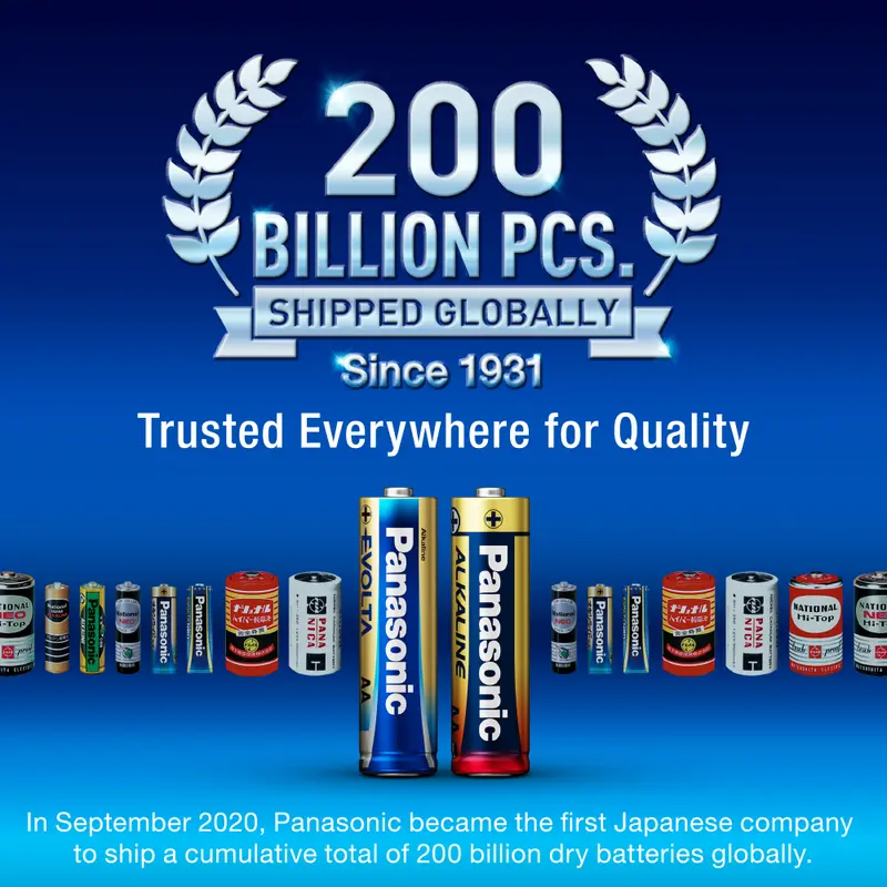 Panasonic Baterai Alkaline AA (A2) / AAA (A3) Battery Alkaline LR6T/2B-B / LR03T/2B-B 2Pcs 6