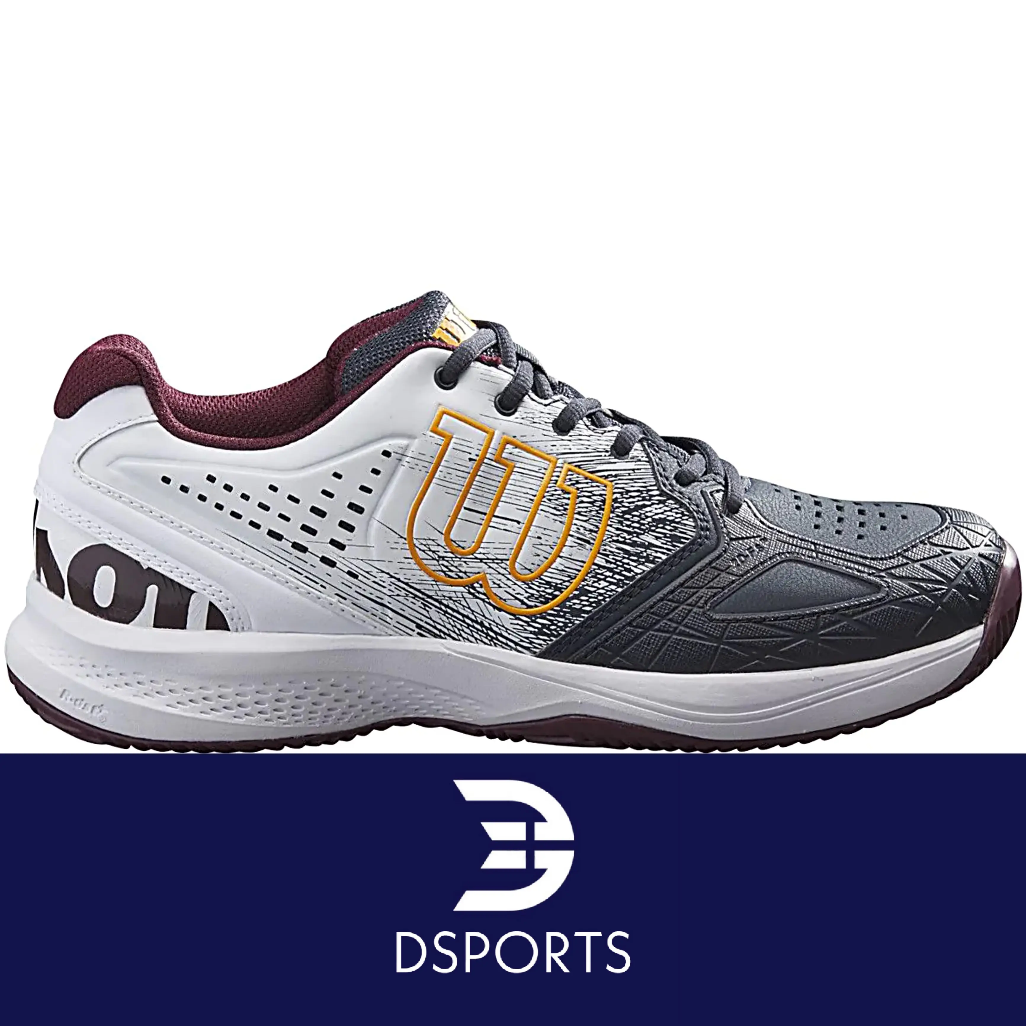 Wilson Kaos Comp 2.0 White Outer Space 2 0 Tennis Shoes Sepatu Tenis