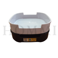 Gambar Piring Shabu Suki Kotak Melamin Ukuran 14 cm Golden Dragon HAA10 - Putih dari Hommi.Mart Kota Bandung 2 Tokopedia