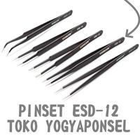 Gambar tweezers pinset esd 12 lurus runcing kualitas istimewa original dari yogyaponsel Kab. Bantul 1 Tokopedia