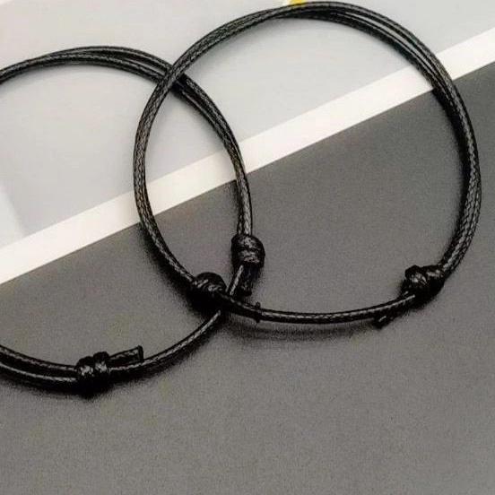 GELANG TALI HITAM 2MM 0