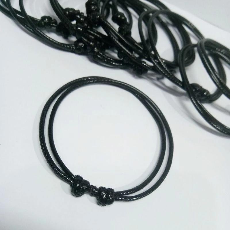 GELANG TALI HITAM 2MM 3