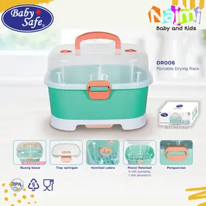 DR006 Baby Safe Portable Drying Rack Rak Botol Susu Bayi Babysafe