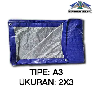 Terpal A3 Biru Silver Ukuran 2x3