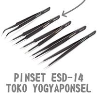 Gambar tweezers pinset esd 14 lurus pendek kualitas istimewa original dari yogyaponsel Kab. Bantul 1 Tokopedia