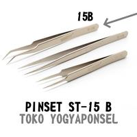 Gambar tweezers pinset ST-15 B bengkok kualitas istimewa original dari yogyaponsel Kab. Bantul 1 Tokopedia