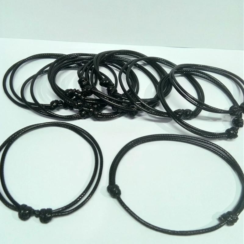 GELANG TALI HITAM 2MM 4