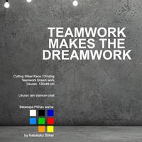 Gambar Stiker Dinding Kantor Quotes Team Work Dream Cutting Sticker Kaca Ruang Kerja dari Ketokoku Sticker Kota Tangerang Selatan 3 Tokopedia