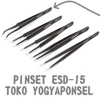 Gambar tweezers pinset esd 15 bengkok kualitas istimewa original dari yogyaponsel Kab. Bantul 1 Tokopedia