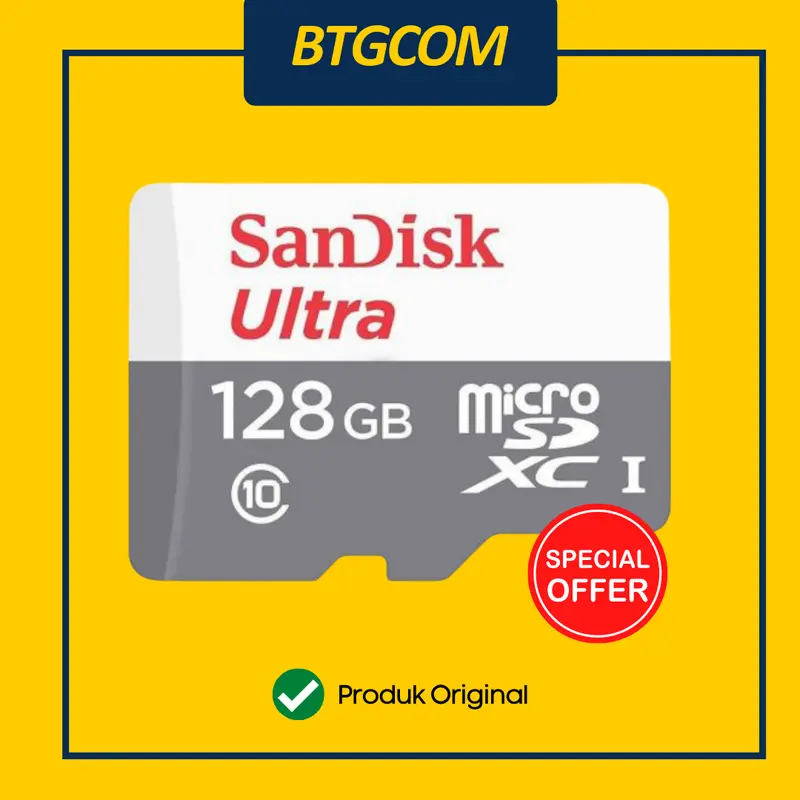 SANDISK ULTRA 128GB 100MB/S MICROSDXC MICROSD MICRO SD CARD ORIGINAL