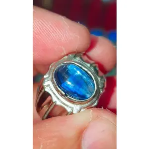 BISA COD TERMURAH, CINCIN BATU BLUE SAFIR KYANITE AUSTRALIA KRISTAL.