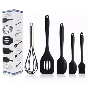 Baking Set 5 pcs Spatula Set Alat Masak Silikon Set Silicone Utensil