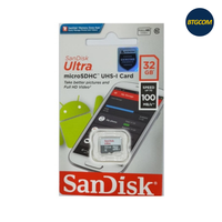 Gambar Sandisk Ultra 32GB 100MB/s MicroSDHC MicroSD Micro SD Card Resmi Ori dari btgcom Kota Denpasar 3 Tokopedia