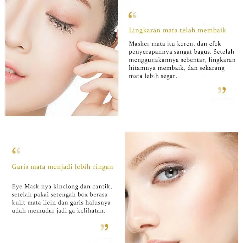 masker mata menghilangkan lingkaran hitam kantung mata / eye mask 2