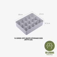 Gambar EN LIVING 15 GRIDS Off-White Storage Box / Kotak Multifungsi dari EN LIVING Kota Bandung 3 Tokopedia