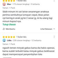Gambar Kapsul Ikan Minyak Gabus Kutuk Oil BPOM Asli 100% Original 100 Kapsul dari TERAS HERBAL Solo Kab. Sukoharjo 3 Tokopedia