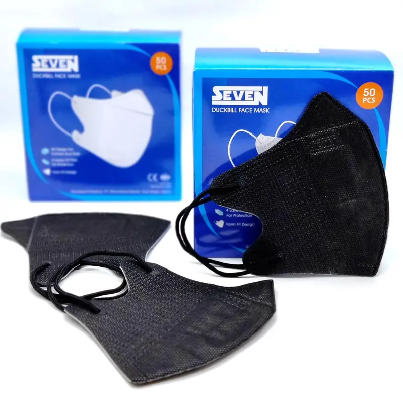 Masker Seven Duckbill 4ply isi 50 / Masker Duckbill 4 ply 5
