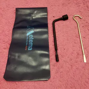 paket kunci roda 21 mm dan putaran handle dongkrak oem & toolbag