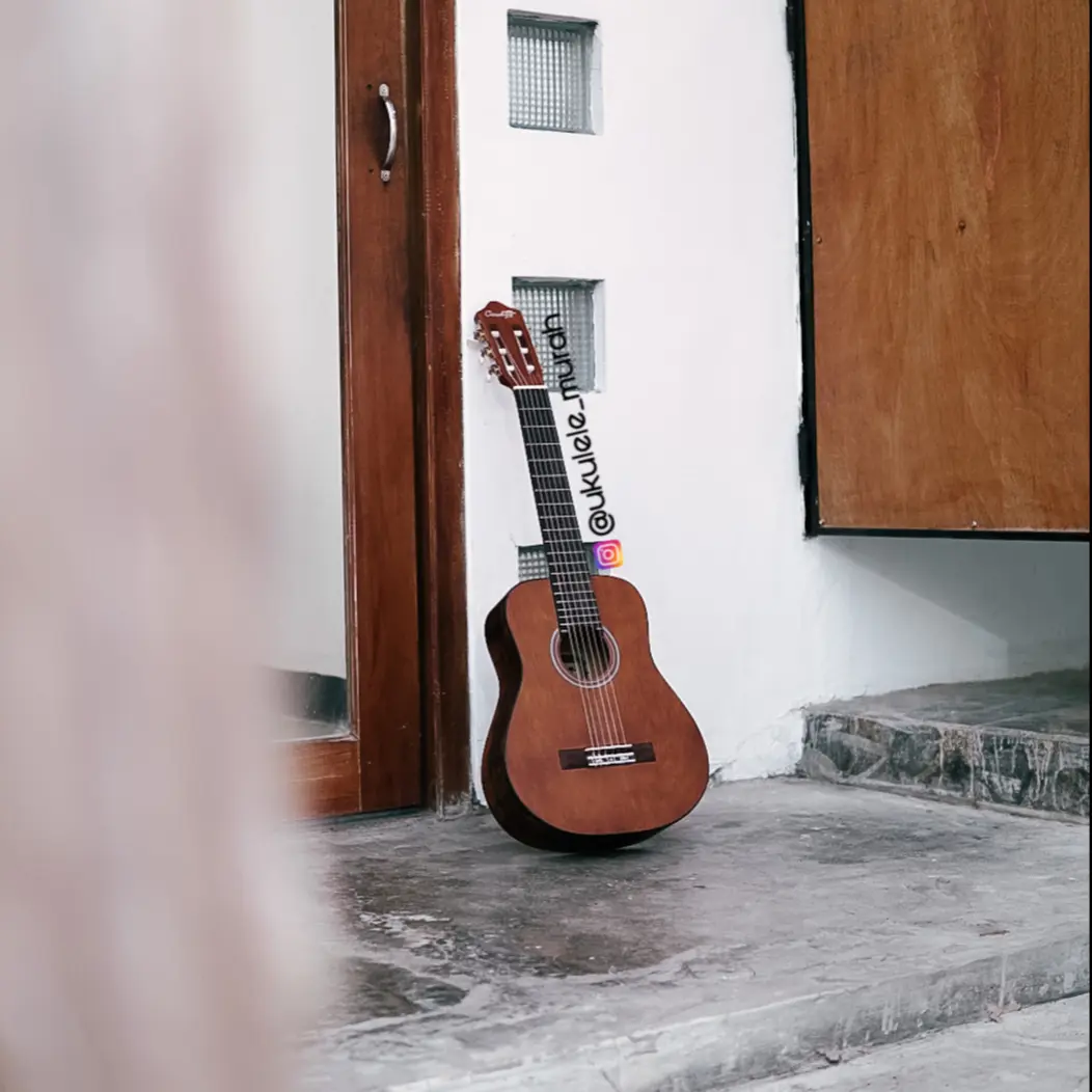Gitar Klasik Mini 3/4 Nylon Cowboy Custom Fullset