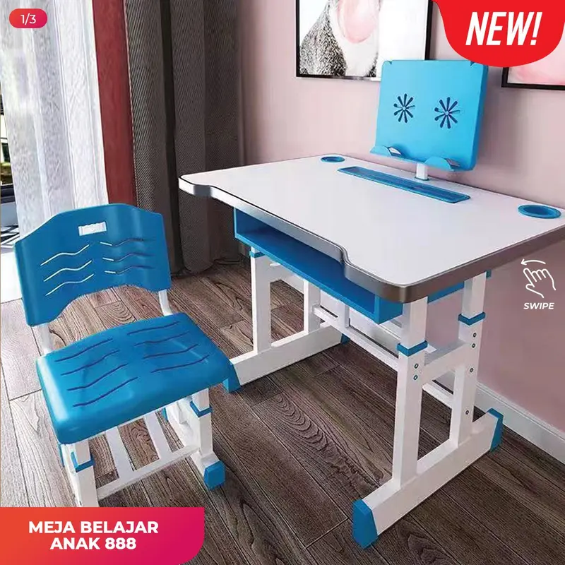 Meja belajar anak-anak 8888 multifungsi 3