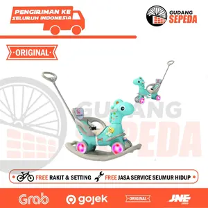 Mainan Anak Kuda Kudaan Exotic ET 2110 3in1 DINO Multi Functional SNI