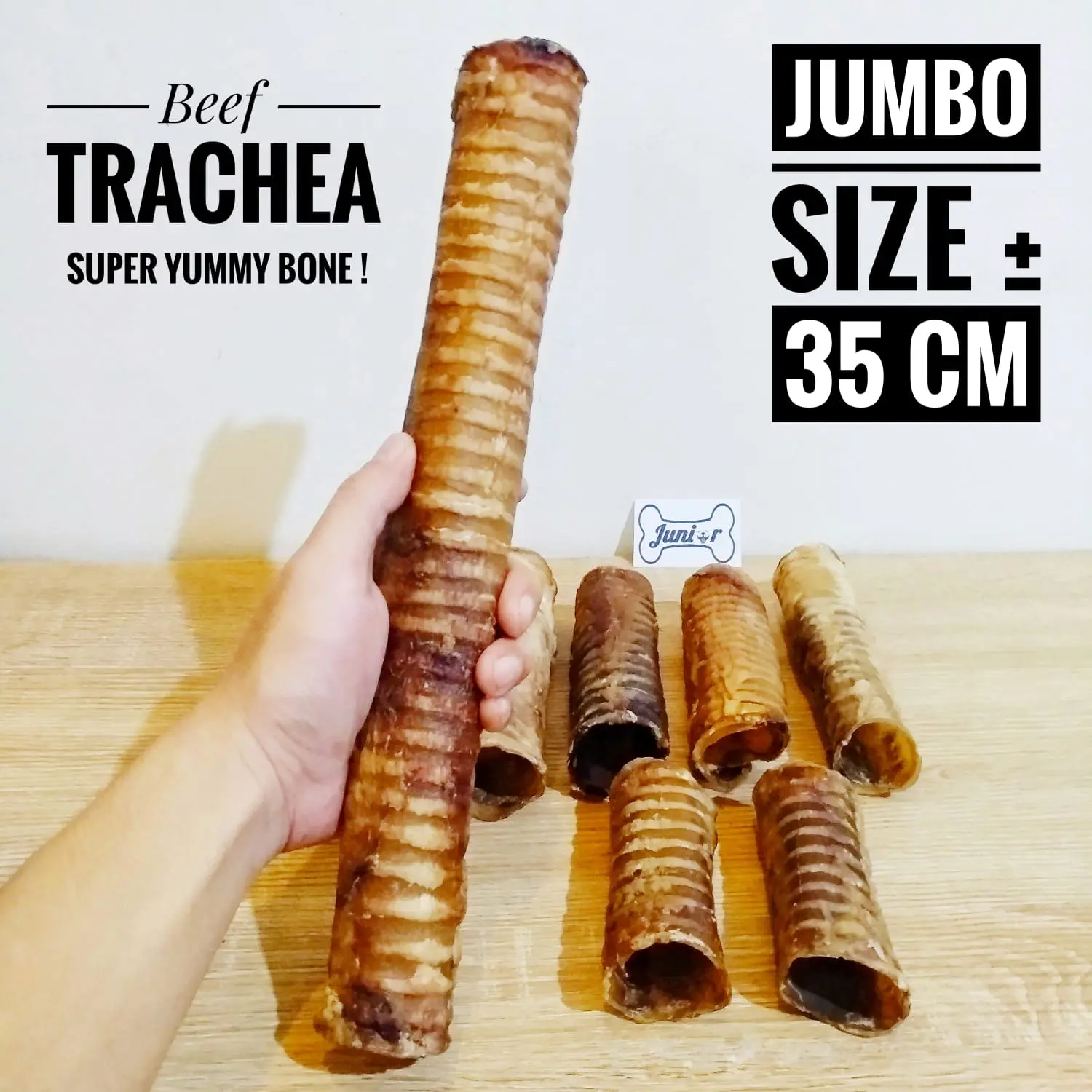 Beef Trachea Dog Snack / Snack Makanan Anjing / Trakea Sapi