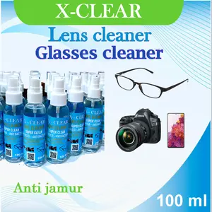 X-CLEAR Cairan pembersih kacamata , Lensa kamera , LCD - 100 ml